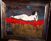 ©IdeB tableaux Nue et singe